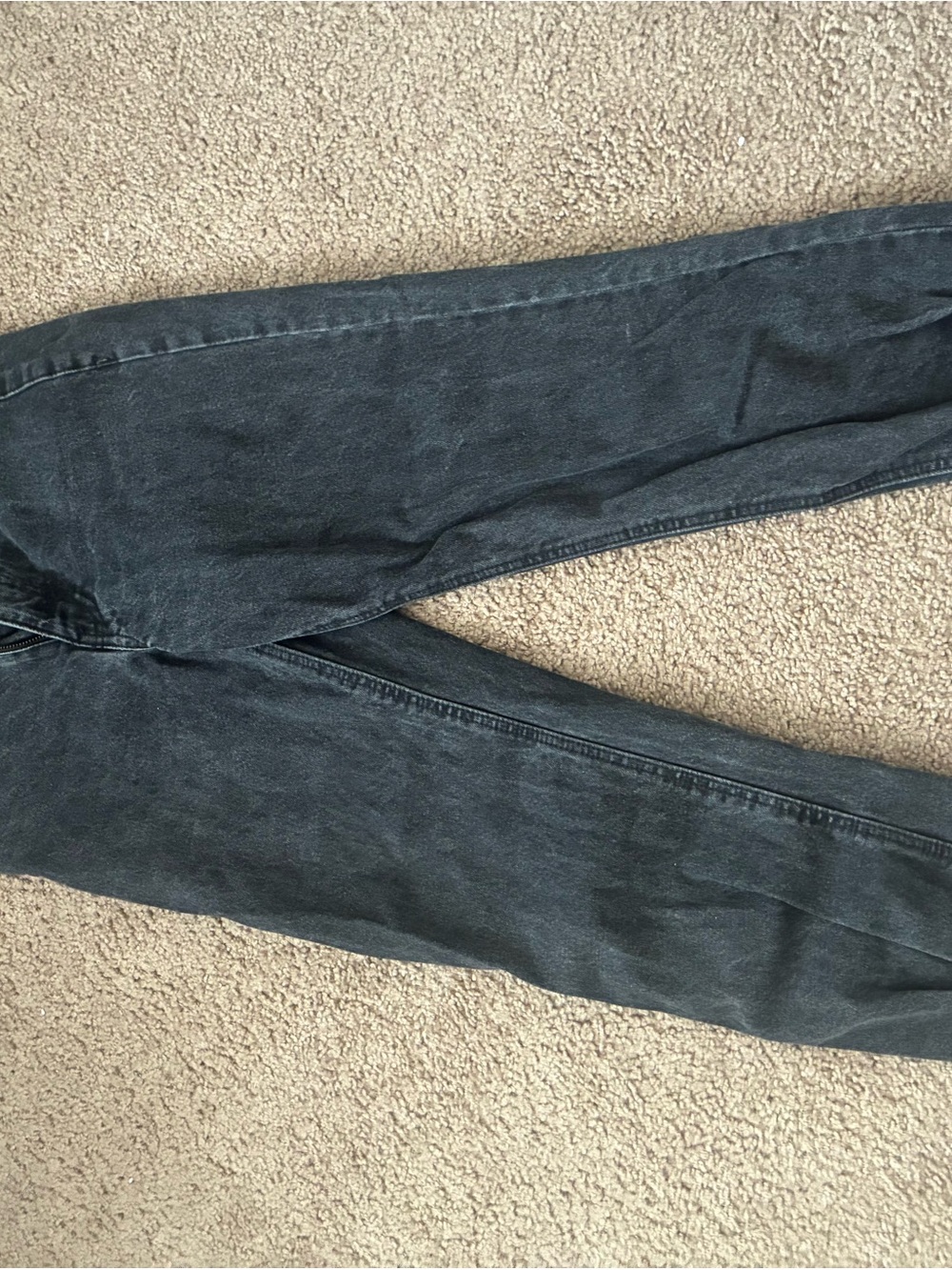 Forever 21 Black Washed High-Rise Jeans